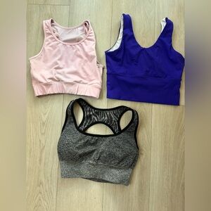 3 NVGTN sports bras. Size medium